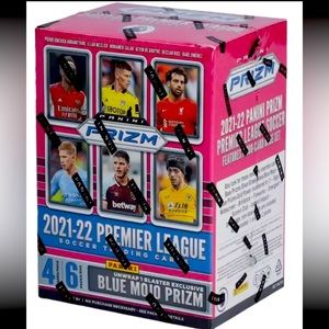 2021/22 Panini Prizm Premier League Soccer Fanatics Blaster box Factory Sealed !